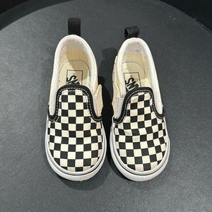 Vans slip on classic checkerboard
